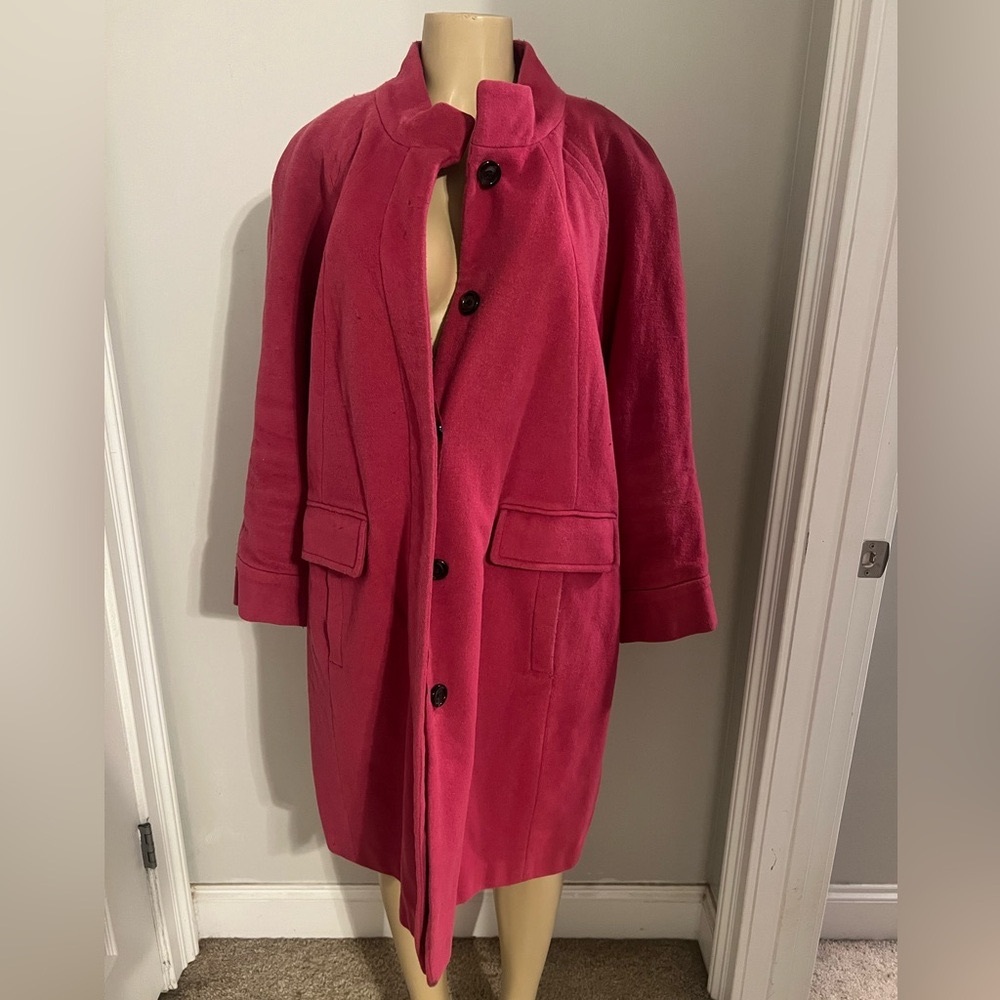 Single Breasted Wool Coat